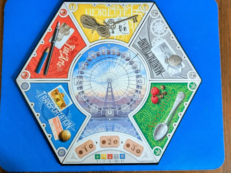 Worlds Fair 1893 - Board Frame Holder