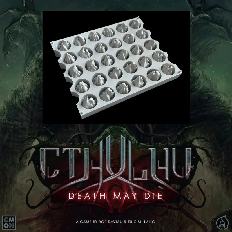 Cthulhu: Death May Die - Fire Token Holder v4