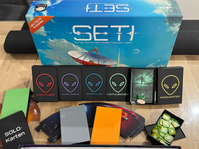 SETI boardgame insert (DE+EN)
