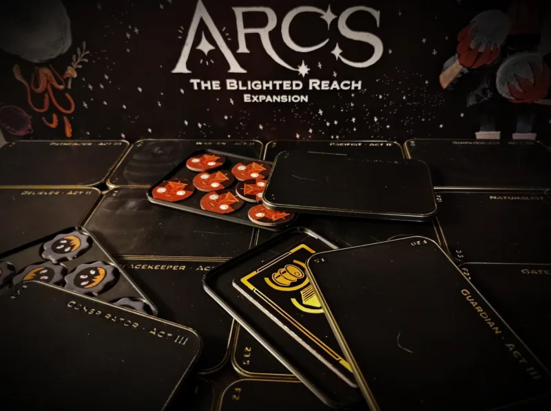 Deluxe Arcs Board Game Token Sleeves