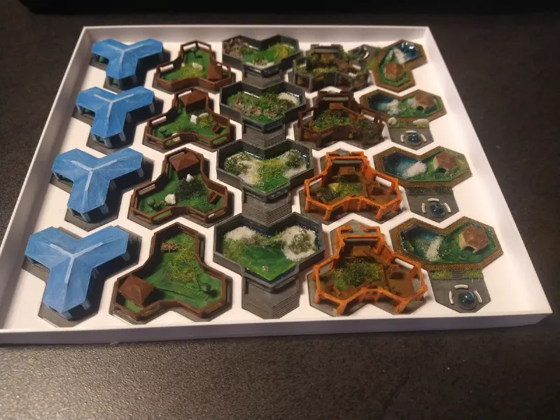 Ark Nova box for 3-tile enclosures