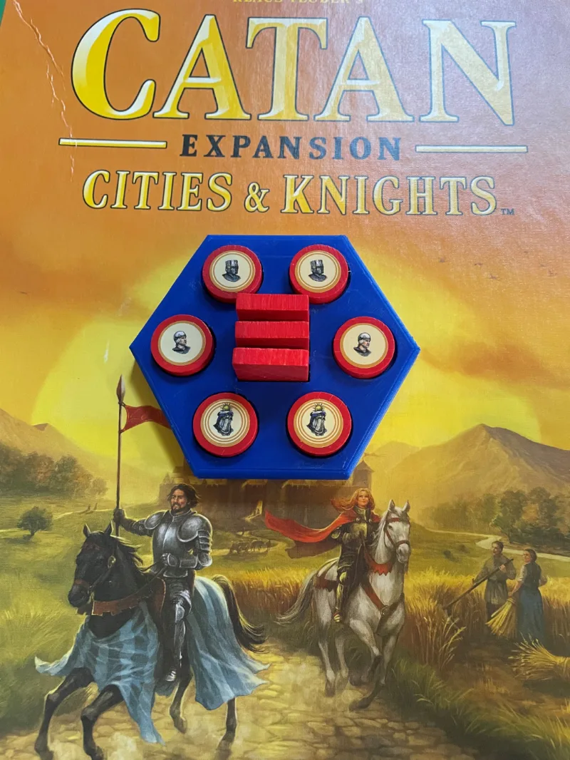 Catan Cities & Knights Piece Holder