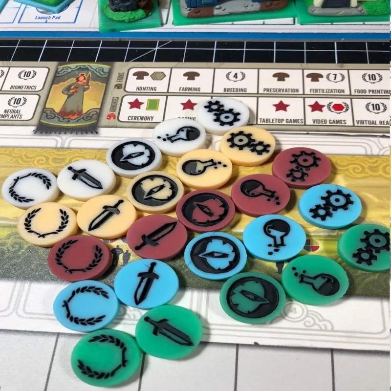 Upgraded Tapestry Advancement Track Tokens