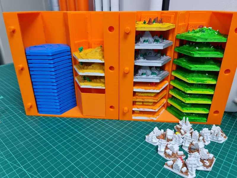 Catan box and segments holder