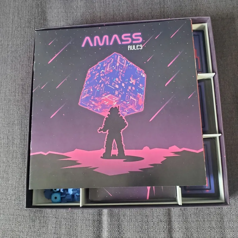 Amass - Battle for Resources on Planet XS - Boardgame Insert