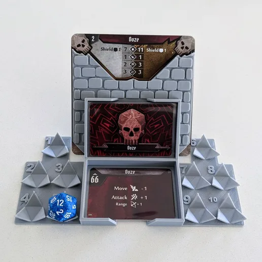 Gloomhaven Monster Stats and Damage Holder - d20
