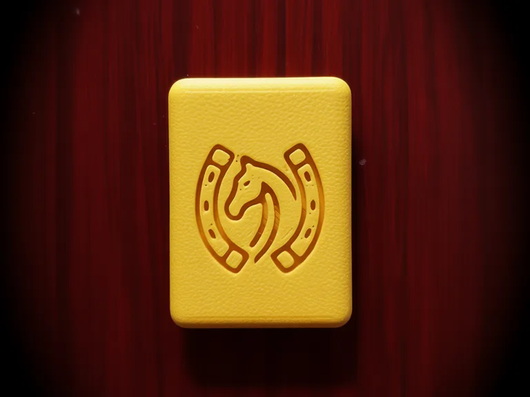 Year of the Horse modular Mahjong design! Fits Mahjong machines, features premium size 40 Mahjong tiles, balancing portability and hand feel