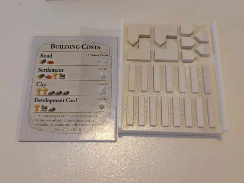 Catan Player Piece Holder
