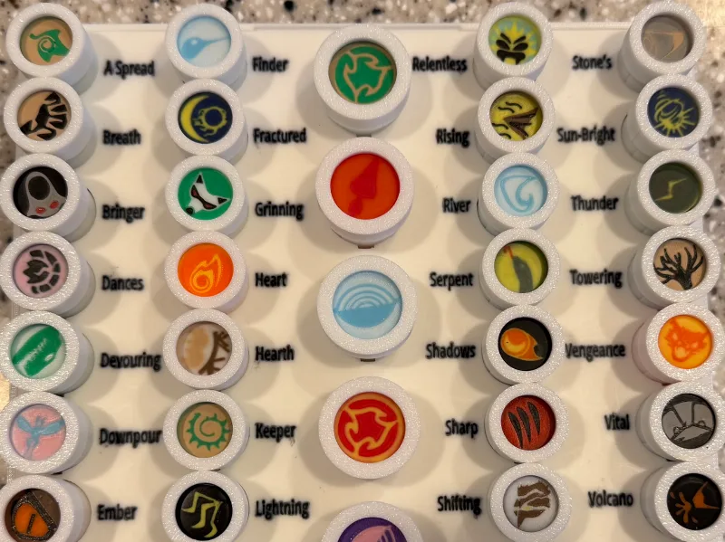 Remix of esmerel's Spirit Island Tokens for AMS