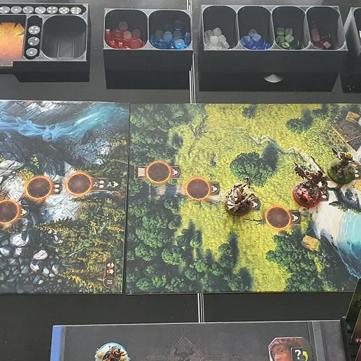 Sanctum boardgame organizer