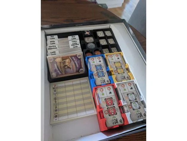 Great Western Trail Board Game Insert