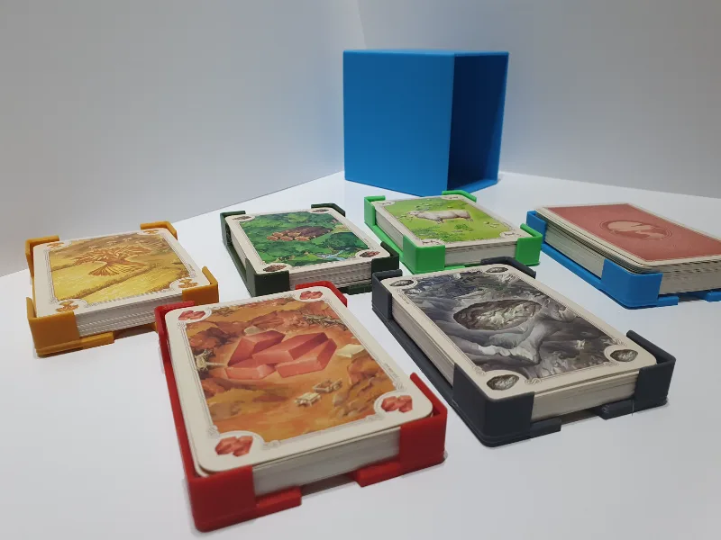 Catan Card holder trays and storage box