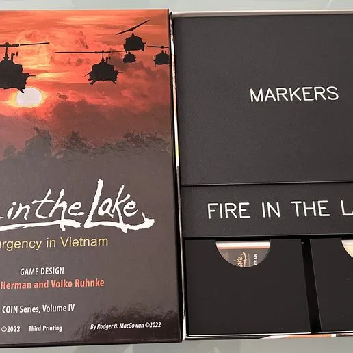 Fire in the Lake, 3rd Printing - counter tray