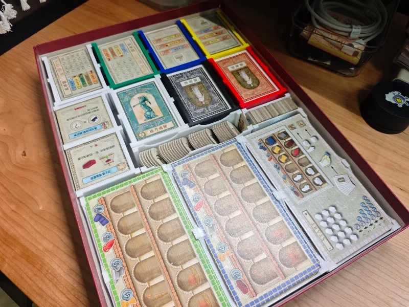 Board Game Concordia Storage (Includes Base, Venus Expansion, Salt Expansion) Concordia & Venus & Salsa