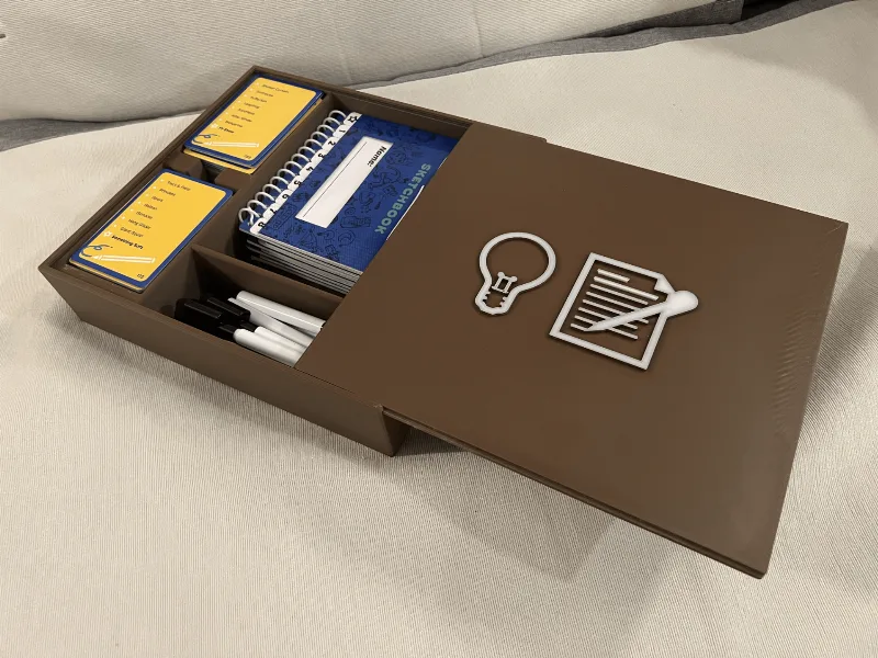 Telestrations Board Game Case organizer 你画我猜桌游收纳盒子