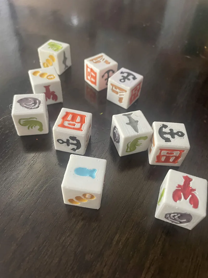 Replacement Dice for Fleet: the Dice Game