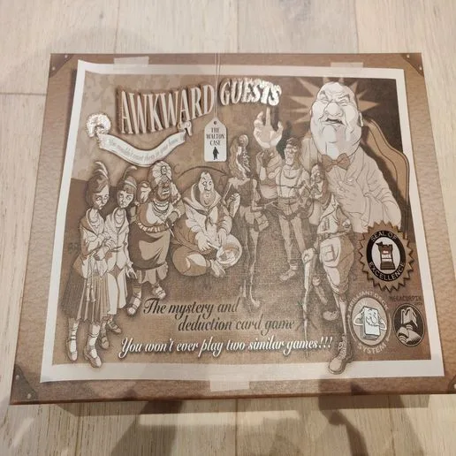 Awkward Guests - Kickstarter edition boardgame insert