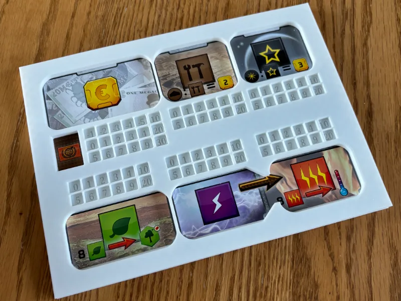 Terraforming Mars - Player Mat Holder