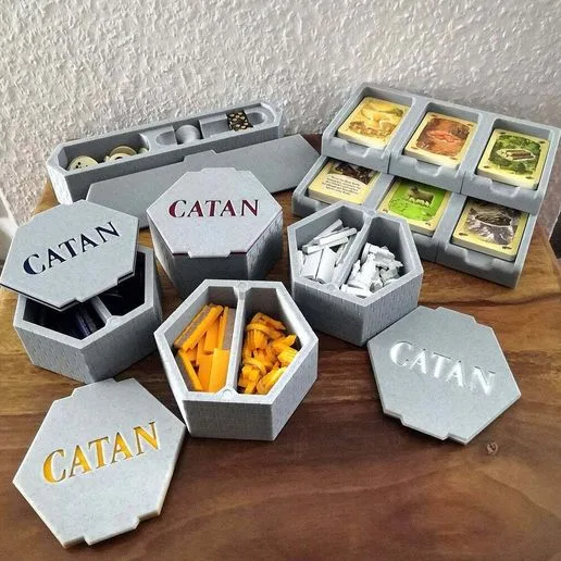 Catan accessory boxes