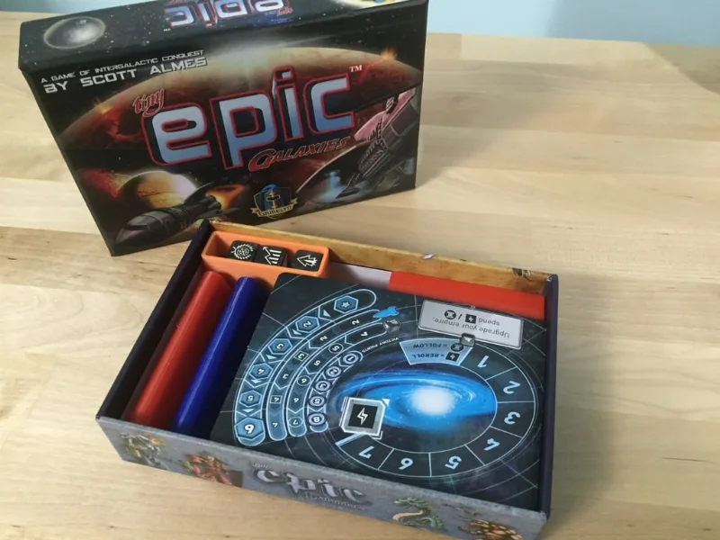Tiny Epic Galaxies box organizer