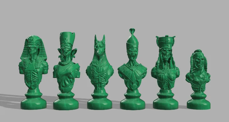Undead Chess Pieces -- Resized and Rebased