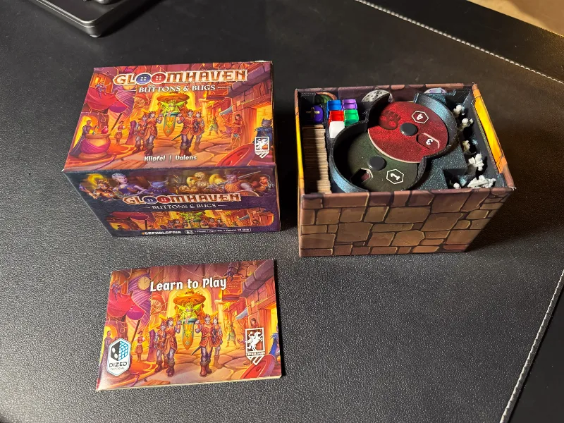 Gloomhaven Buttons and Bugs Insert