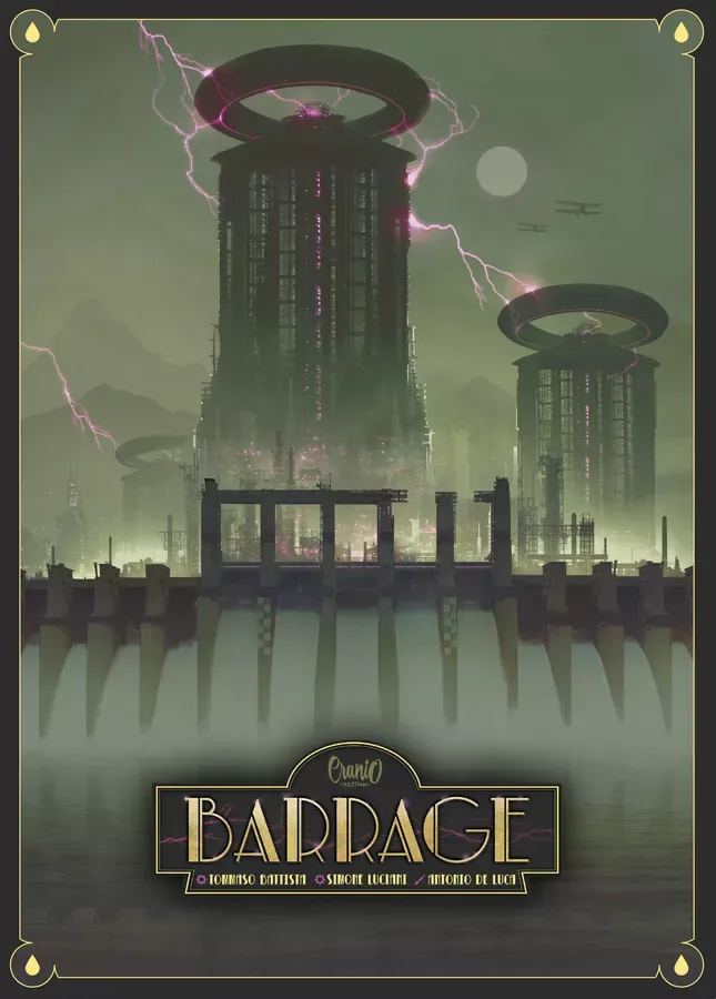 Barrage Board Game Player Pieces