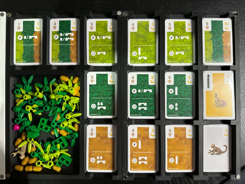 Monkey Palace organizer with lid