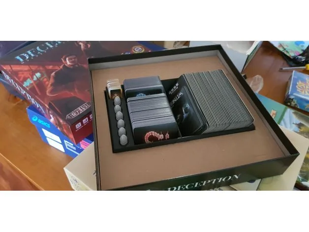 Deception Murder in Hong Kong box organiser insert