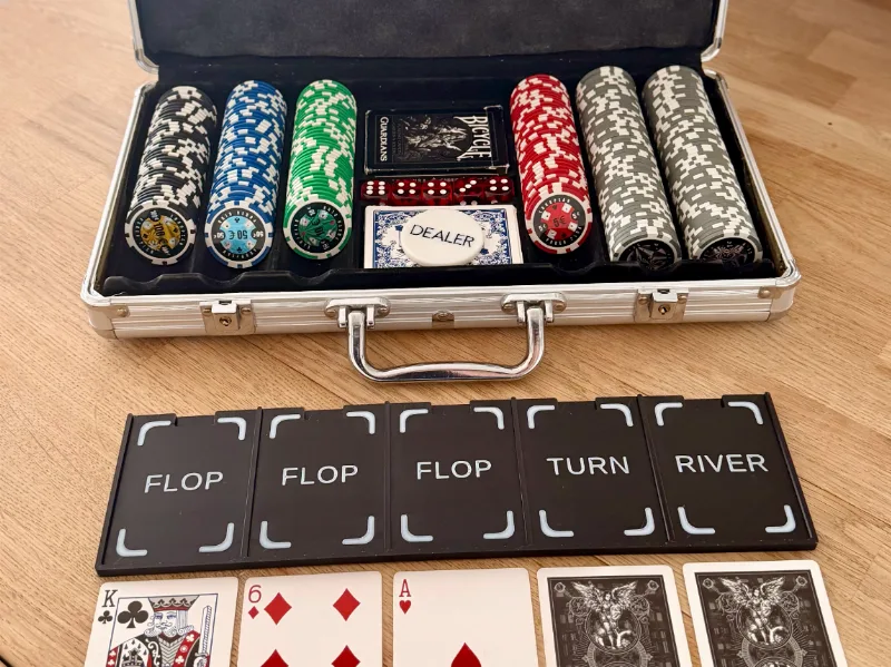 Pokerboard Texas Hold´em (card-board/card-stand)