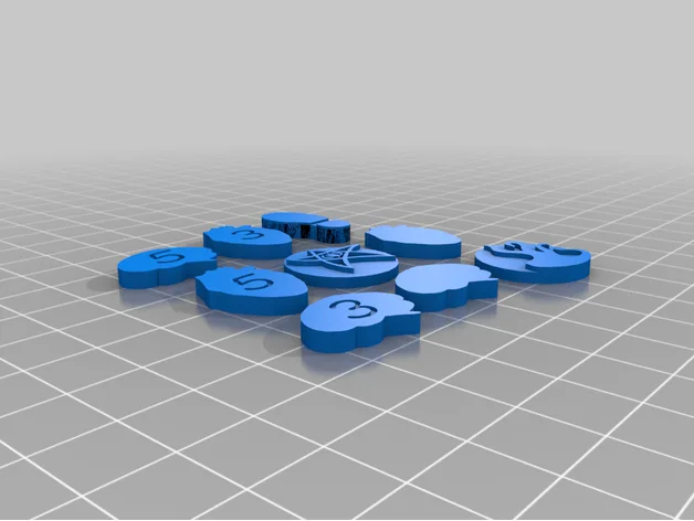 Elder Sign/Eldritch Horror Game Tokens