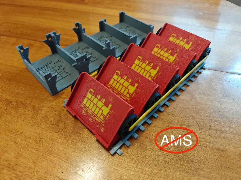 Ticket to Ride Card Trays - NO AMS