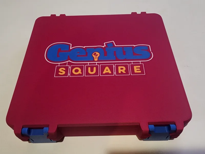 Genius Square game storage and travel case