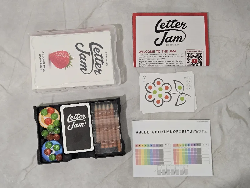 Letter Jam Board Game - Photo Caddy Insert