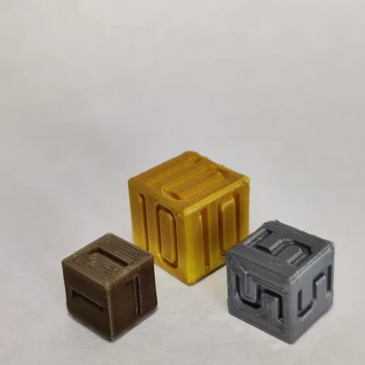 Terraforming Mars Coin cubes