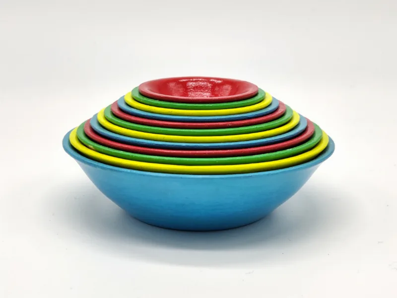 12 Tiny Nesting Bowls - Great for organizing and tabletop gaming (Everdell) and other stuff!