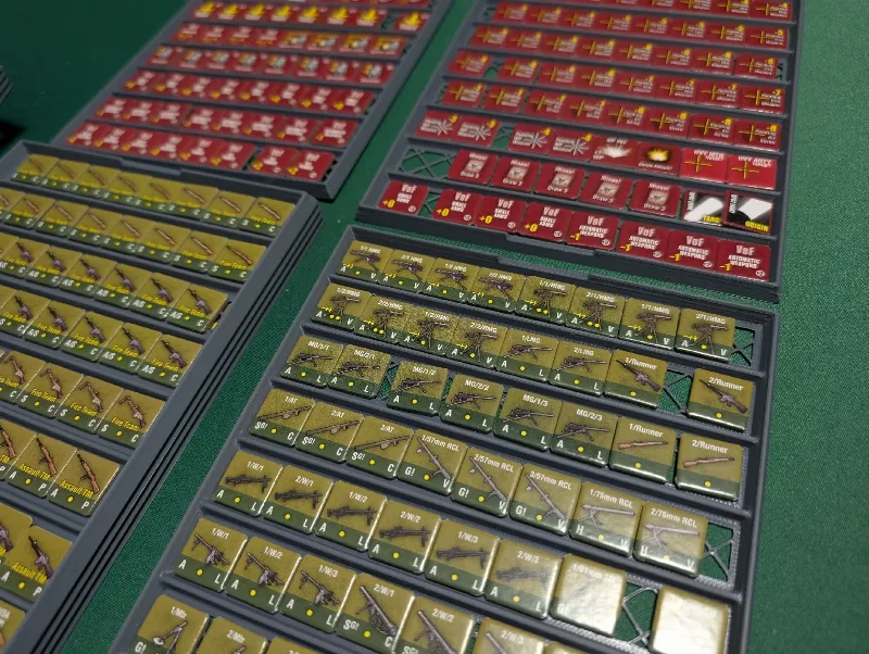 Wargame Counter Trays - Fields of Fire, Combat Commander, and more