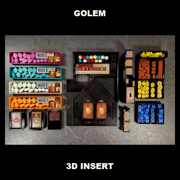 GOLEM - INSERT, EINSATZ, INLAY, ORGANIZER (fits deluxe resources and promos)