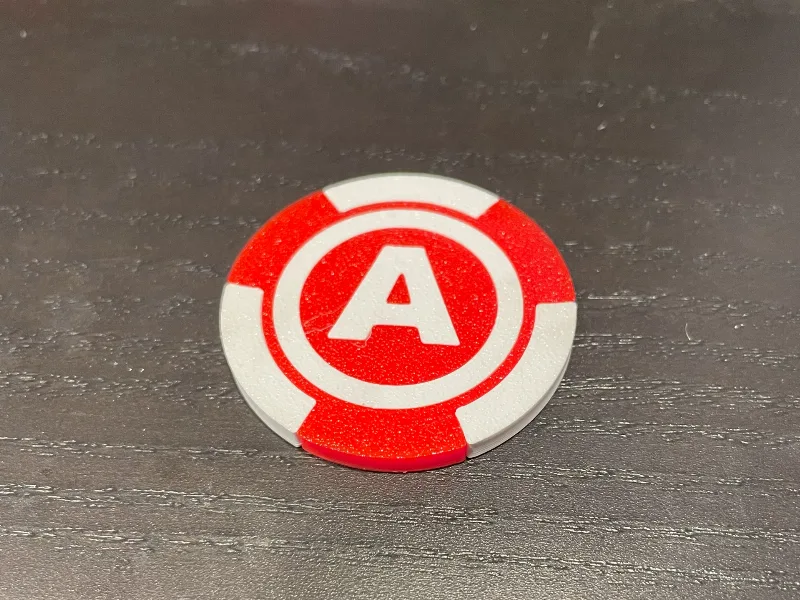 Blank Poker Chip