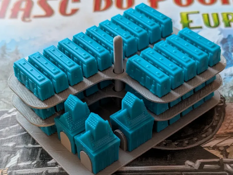 Ticket to ride Europe - Cart Storage System
