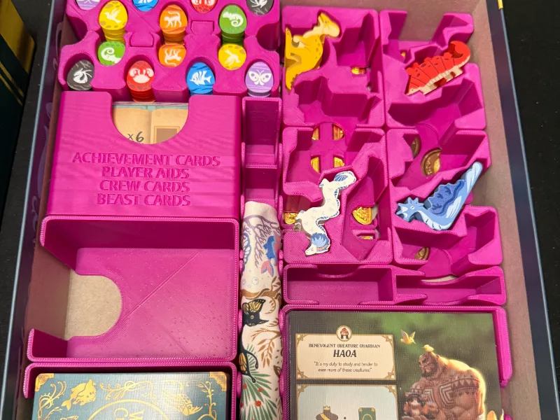 Wondrous Creatures Board Game Insert