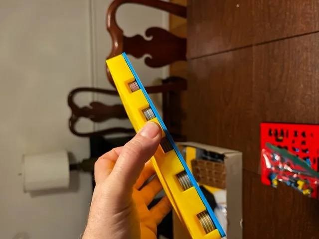 Remixed Ark Nova trays to add magnetic toppers
