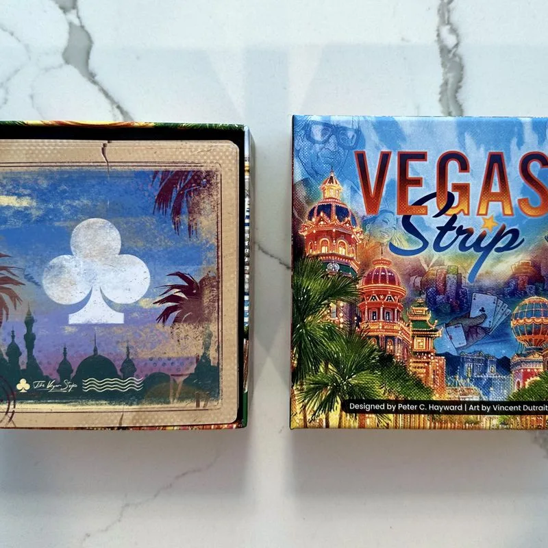 Vegas Strip Insert - Deluxe Tokens & Sleeves