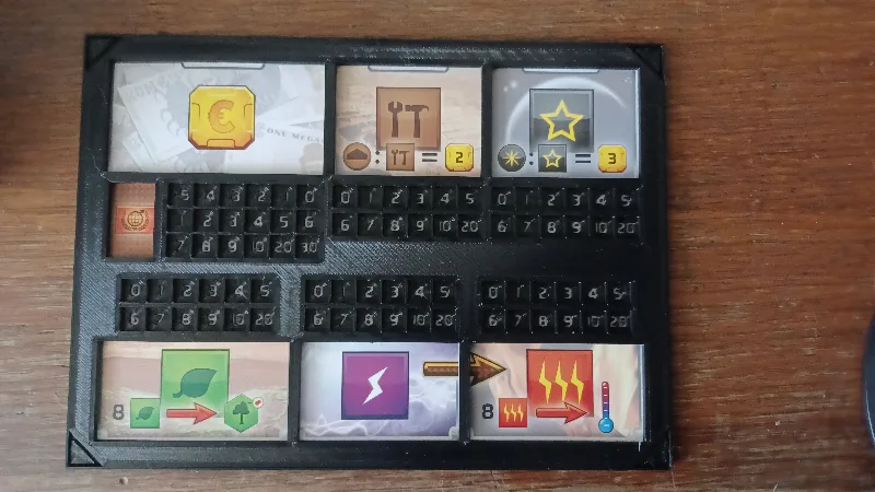 Terraforming Mars Playmat Overlay and Backer