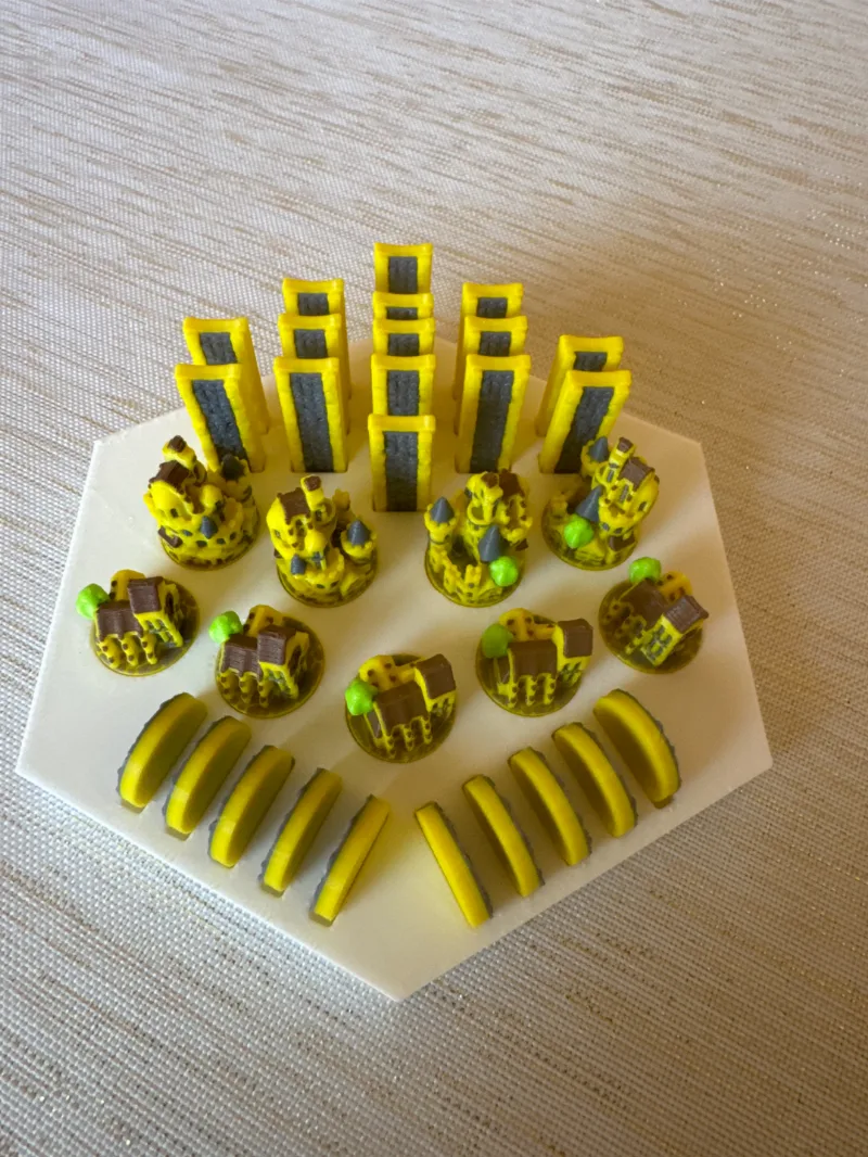 Catan Player Pieces Holder