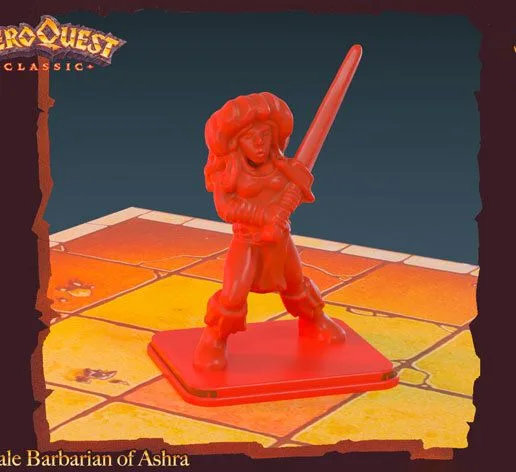 Heroquest Classic - Female Barbarian of Ashra