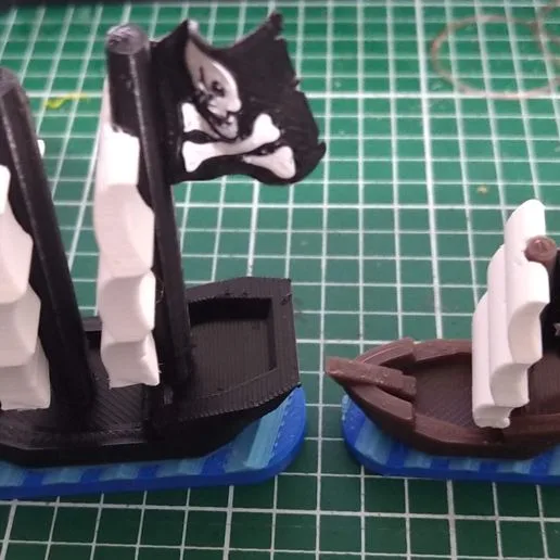 Forgotten Waters pirate ships (small and big)