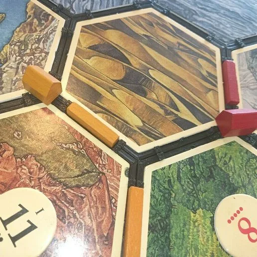 Magnetic Catan Hex Holder 6 magnets