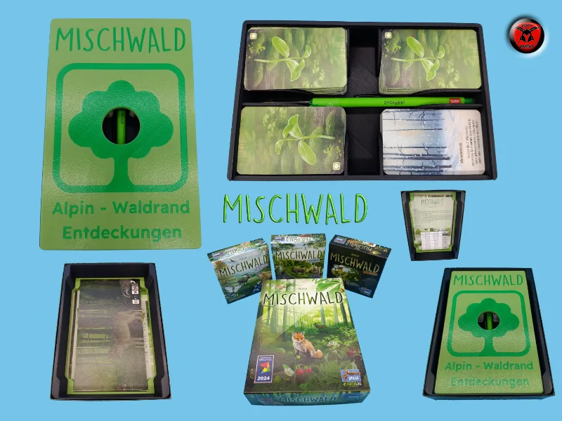 Forest Shuffle Card Organizer Mischwald