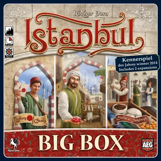 Istanbul Big Box - Board Game Organizer/Insert (3D Printable STL)